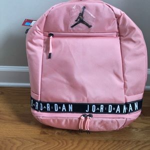 pink air jordan backpacks